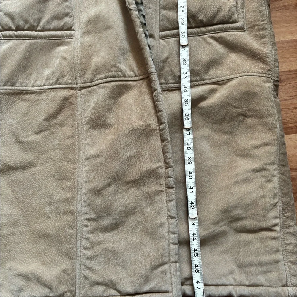 Amazing Vintage Marvin Richards Suede Women's Coat with Leopard Print Lining - Picture 3 of 7